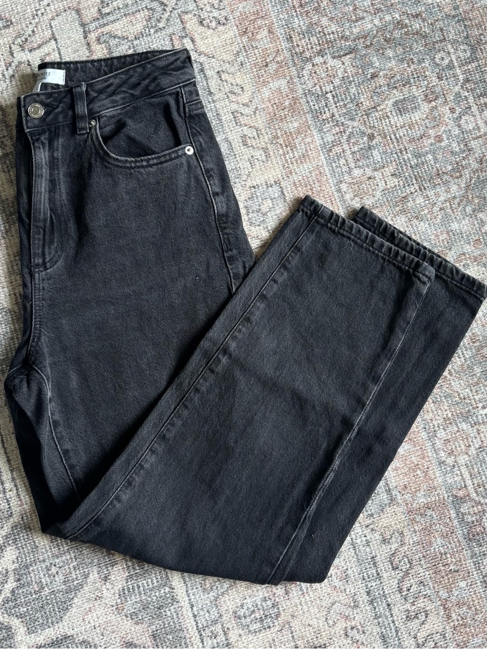 Dynamite Women's Black Straight Jeans (Claudia)